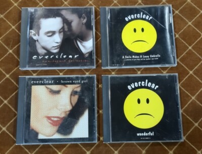 Everclear 4 CD Lot Hear spark Dollar Sign/Brown Eyed Girl/Wonderful/A Smile 