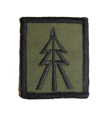 Olivgrünes gedämpftes Recce Baumabzeichen (Reconnaissance Corp Platoon Troop TRF
