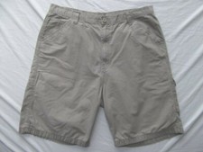 Vtg Wrangler 10in khaki chino carpenter painter shorts sz 38 tan lightweight