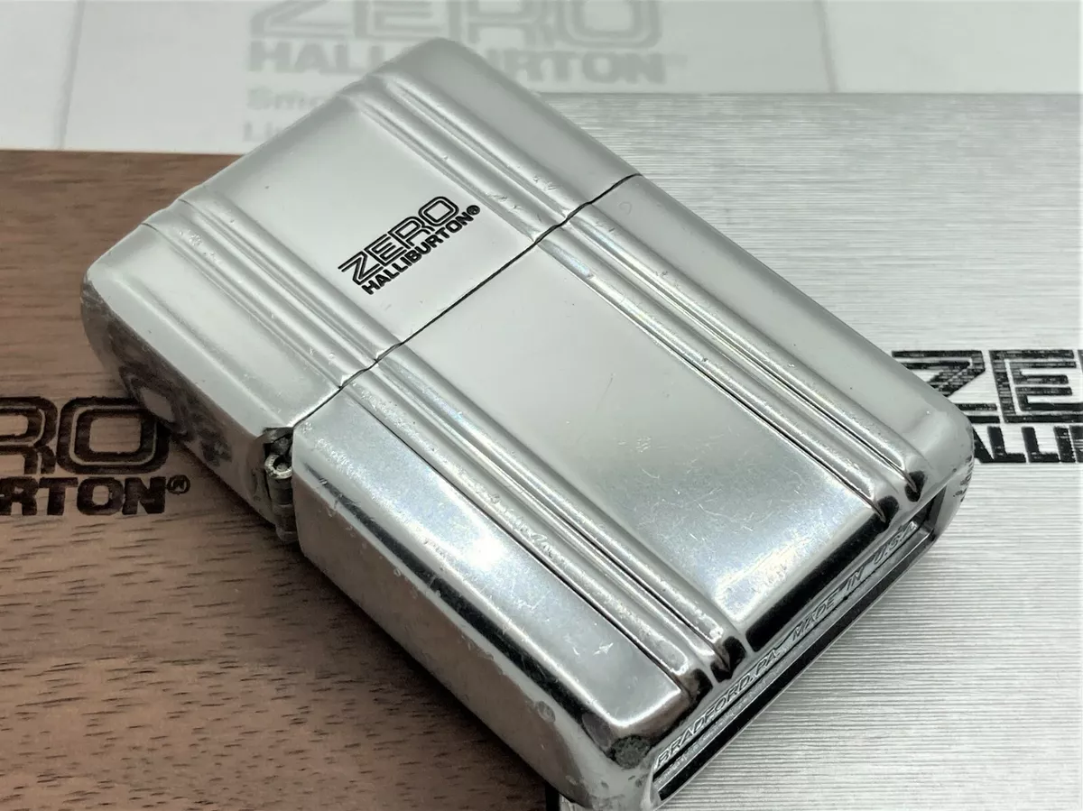 ZIPPO Limited Edition ZERO HALLIBURTON Aluminum Case Lighter Box, Case & Card