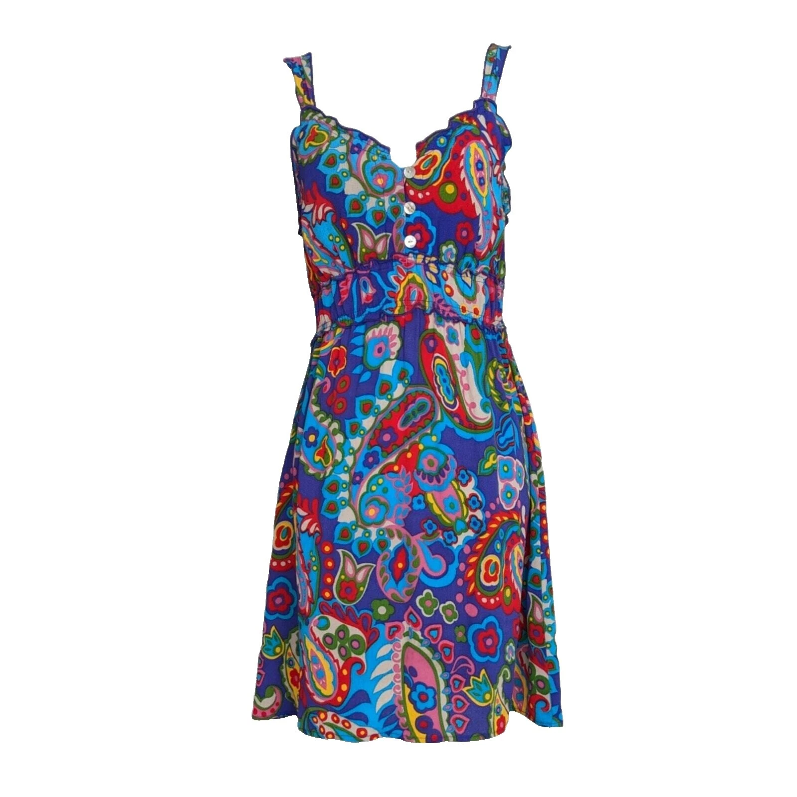 Mod/GoGo Summer/Beach Multi-Color Vintage Dresses for Women