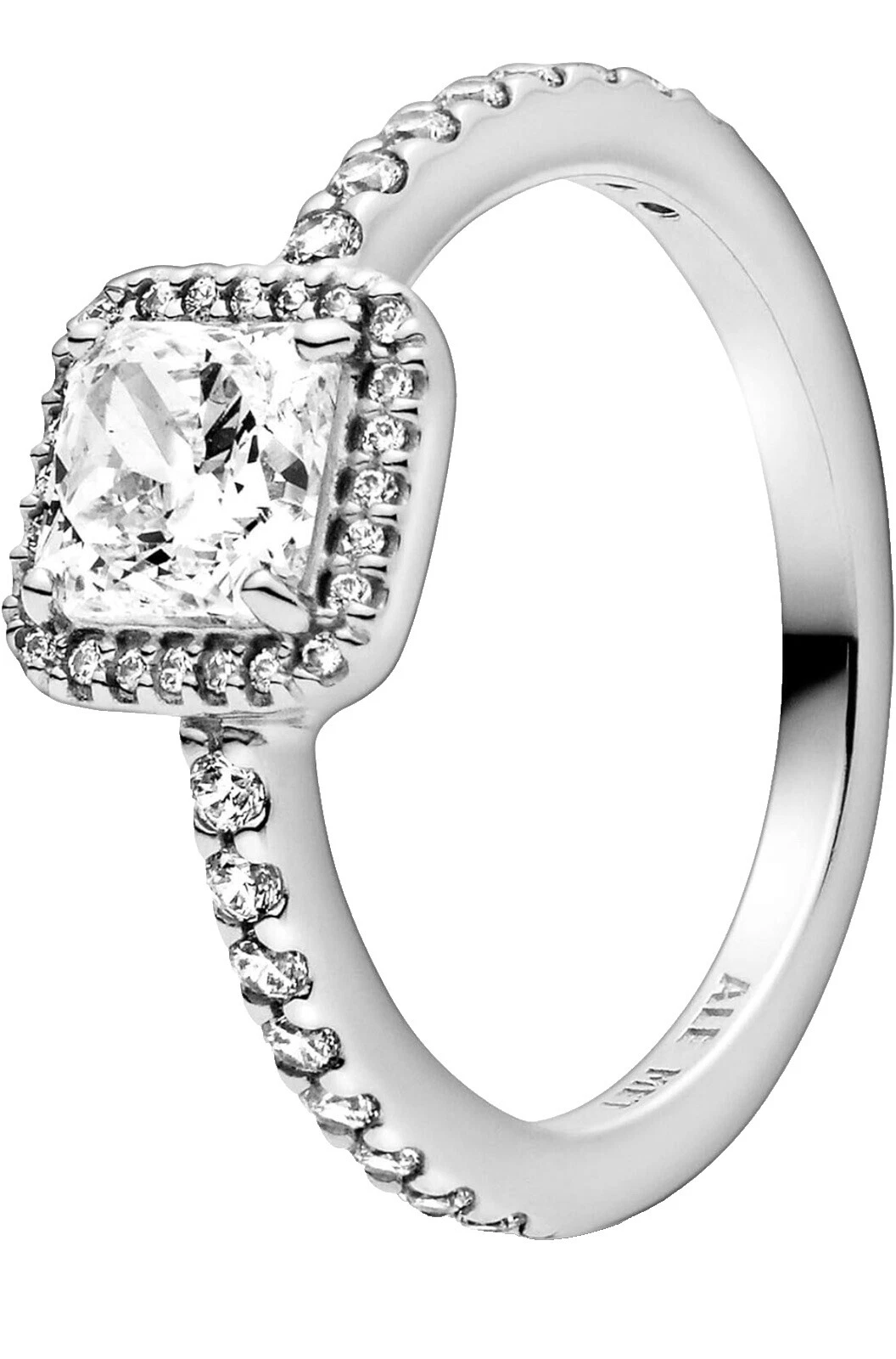 Anillos de belleza de circonio cúbico de PANDORA de moda