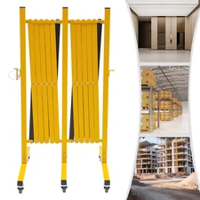 Expandable Safety Barrier 6 Universal Wheels Safety Barrier For Basement 5*1.03m