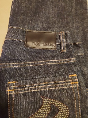 Boys Rocawear ORIGINAL Fit Jeans Blue Denim 100% Cotton Size 16 Waist 30 Clean - Picture 11 of 11