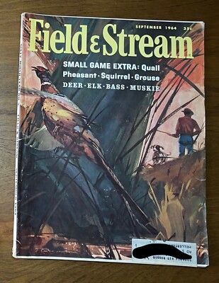 Field & Stream Sept 1964 vintage hunting & fishing mag beautiful ...