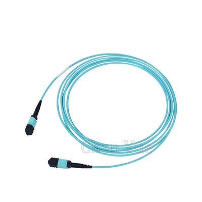 3M Fiber Optic Multimode OM3 8 Core MPO MTP Female Patch Cord Trunk Cable Type A