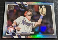 2021 Topps Update Series Baseball David Dahl Rainbow Foil Parallel #US193 Ranger