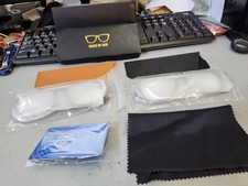 2 Pack Blue Light Blocking Glasses Women/Men, Light Black  Leopard W/Case