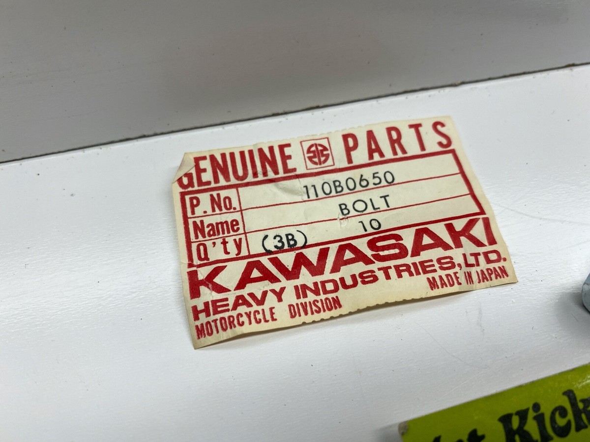 しーーー NOS Kawasaki Motorcycle BOLT HEX HEAD 6X50 Z1 900 H1 500