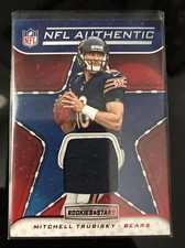 2019 Rookies&Stars Mitchell Trubisky #NA-MT NFL Authentic JERSEY-Bears 