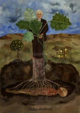 FRIDA KAHLO Art Poster or Canvas Print "Portrait of Luther Burbank"