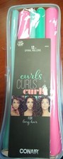 Conair 12 Pieces Spiral Rollers Curls For Long Hair