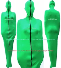 Unisex Green Spandex Mummy Costumes Body Bags Sleeping Bag internal Sleeves F810