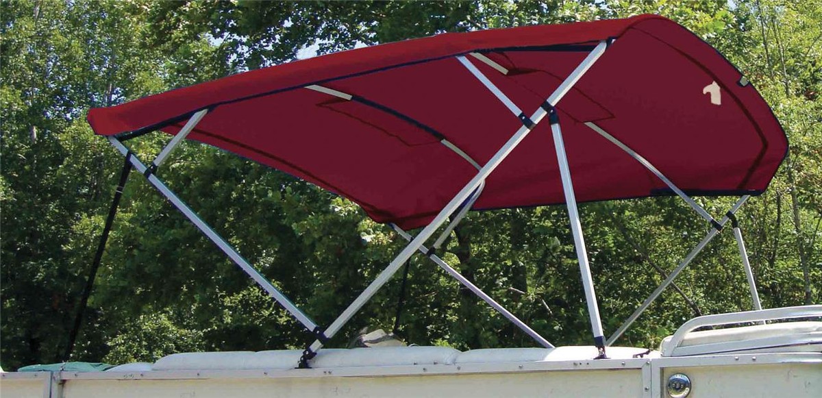 7.6oz BOAT BIMINI TOP SQUARE TUBE SANPAN M2422 ALL YEARS | eBay