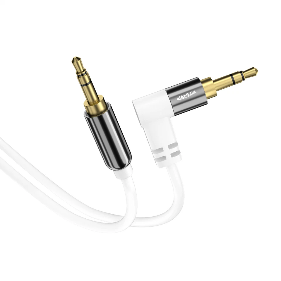 3,5mm Klinken Kabel Winkel AUX Kabel Stereo Audio Hifi Tablet Klinke Audiokabel - Bild 2 von 4
