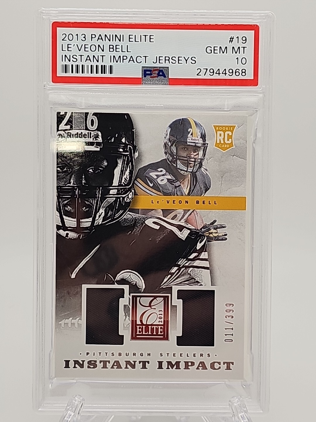 Le'Veon Bell Panini Elite Instant Impact Jerseys #19 Base