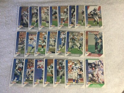 1991 SEAHAWKS PACIFIC FOOTBALL TEAM SET 22 CARDS NFL W/ CREIG  DANLEY MCGWIRE RC