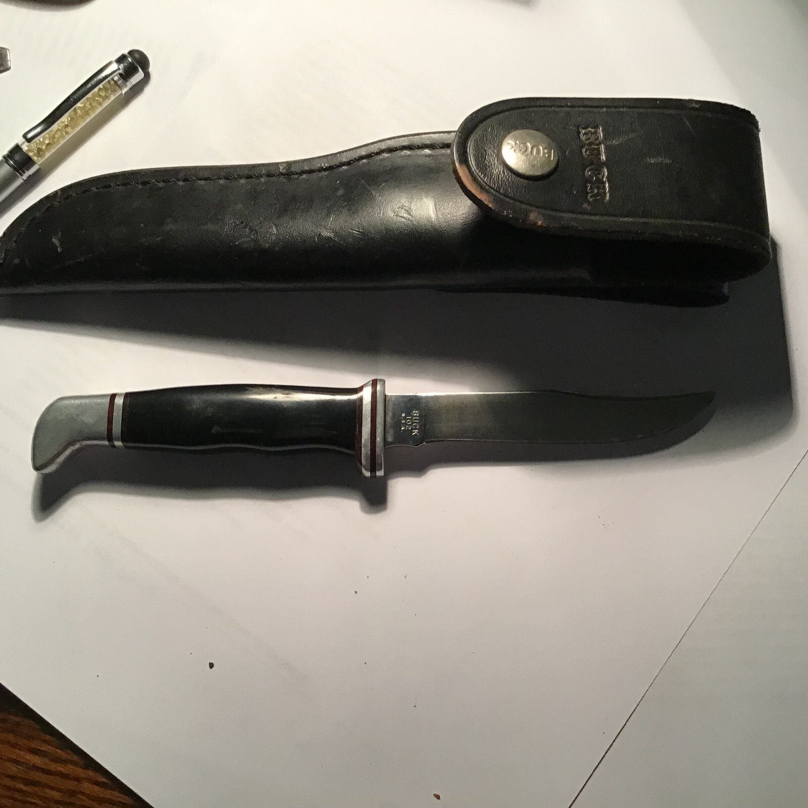 vintage buck fixed blade knife 102 eBay
