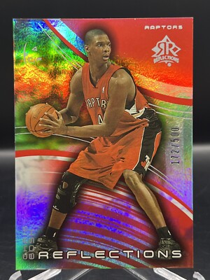 CHRIS BOSH 2003-2004 Upper Deck RED REFLECTIONS ROOKIE RC /500 Raptors   