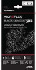 Microflex Black Dragon Latex Gloves Disposable Exam Grade Black Size Large pack