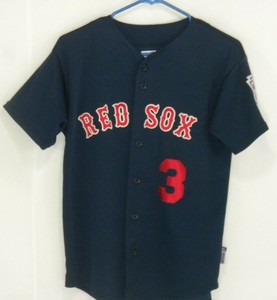 red sox button down jersey