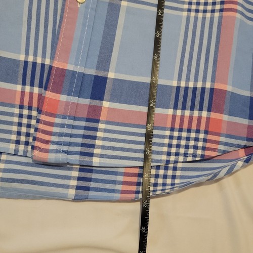 Ralph Lauren Blue & Red Plaid Long Sleeve Dress Shirt Men’s 16 or XL - Picture 11 of 11