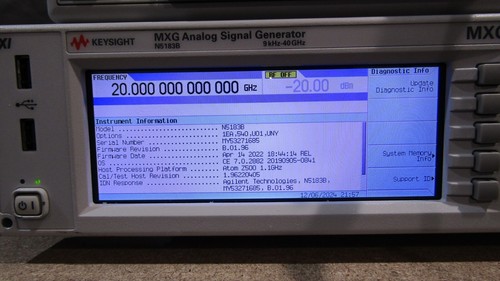 Keysight N5183B 1EA/540/U01/UNY MXG Analog Signal Generator, 9KHz - 40 GHz - Picture 1 of 14