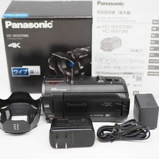 Panasonic HC-WX970M-K 4K Video Camera, Camcorder w/box Language Japanese only 