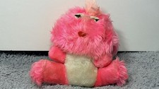 Russ Berrie Co Pink Shaggy Easter Bunny Plush 1979