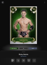 VIDEOGAME Topps WWE Slam 26 - MAIN EVENT EMERALD ELITE Base - RICKY SAINTS