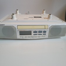 Sony ICF-CD513 Under Cabinet Stereo Radio  CD Player Mega Bass Presets Works 