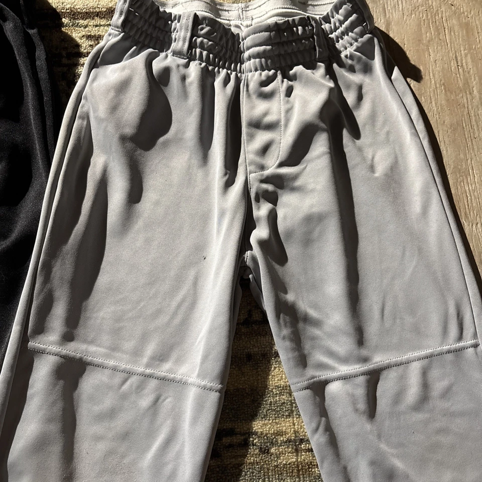 Adidas A4 alleson Black  Grey White Baseball Pants Boys Youth Size Large - Image 4 of 4