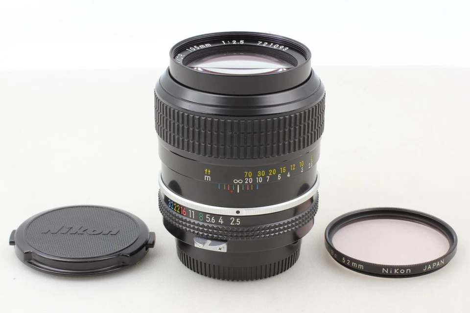[MINT+++ w/ Cap] Nikon New Nikkor 105mm f2.5 Non Ai MF Telephoto Lens from JAPAN - Image 2 of 4