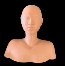 15” Marianna Mannequin Training Head – Makeup, Massage, Eyelash, Wig Practice
