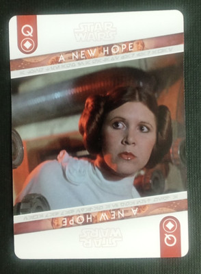 Star Wars A New Hope Playing Card Princess Leia Queen Diamonds