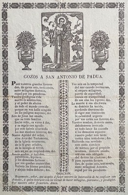 San Antonio De Padua Xylographie Guasp Spanien Mallorca