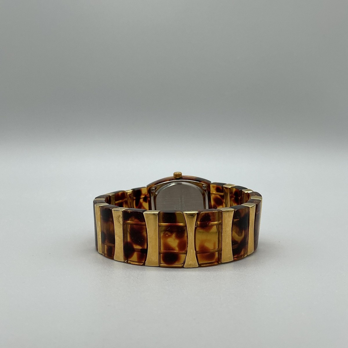 JOAN RIVERS CLASSICS VTG POLISHED GOLDTONE 21MM FAUX TORTOISE SHELL WATCH EUC Joan Rivers Polished Watches for Women | Mercari main image 2