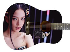 Blackpink Jisoo Autographed Signed Acoustic Photo Guitar K-Pop Born Pink ACOA