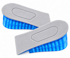 Honeycomb Gel Heel Lifts Height Increase Insoles Shoe Inserts Pads Raise 5cm UK
