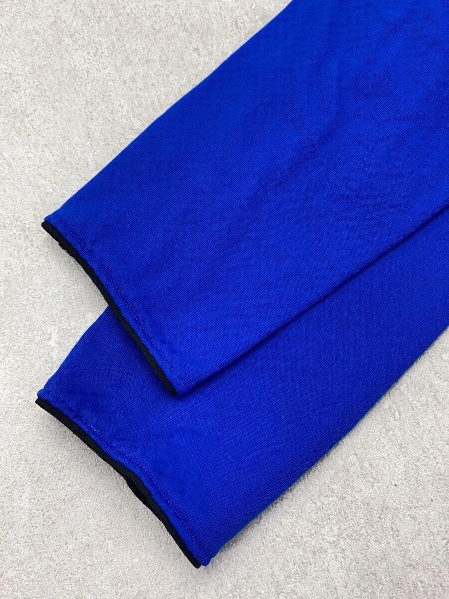 GUCCI Felpa con Cappuccio Zip XL Blu Poliestere Giacca Casual 663909 #EG AGA