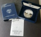 2002 W Proof $1 American Silver Eagle Dollar