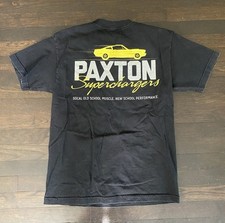 Paxton Superchargers T Shirt Medium Ford Mustang Supercharger Black Shirt Paxton Superchargers T Shirt Medium Ford Mustang Supercharger Black Shirt