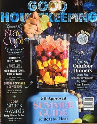 Good Housekeeping Magazine July-August 2025 Essential Stay Cool Tested Trick...