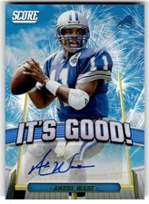 2025 Score Andre Ware It's Good! Graphs #24 Auto