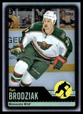 2012-13 O-Pee-Chee Black Rainbow Kyle Brodziak /100 #42