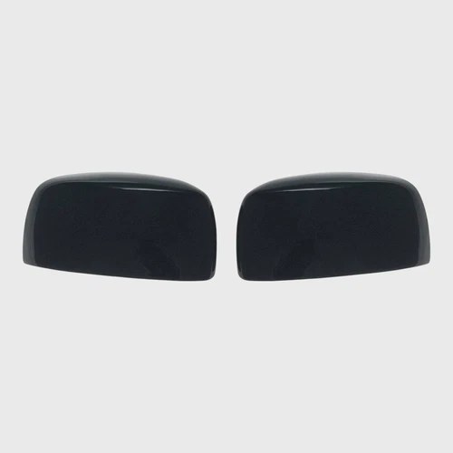 For 2008-2020 Dodge Grand Caravan Mirror Cover Caps Gloss Black 2Pcs ABS Plastic