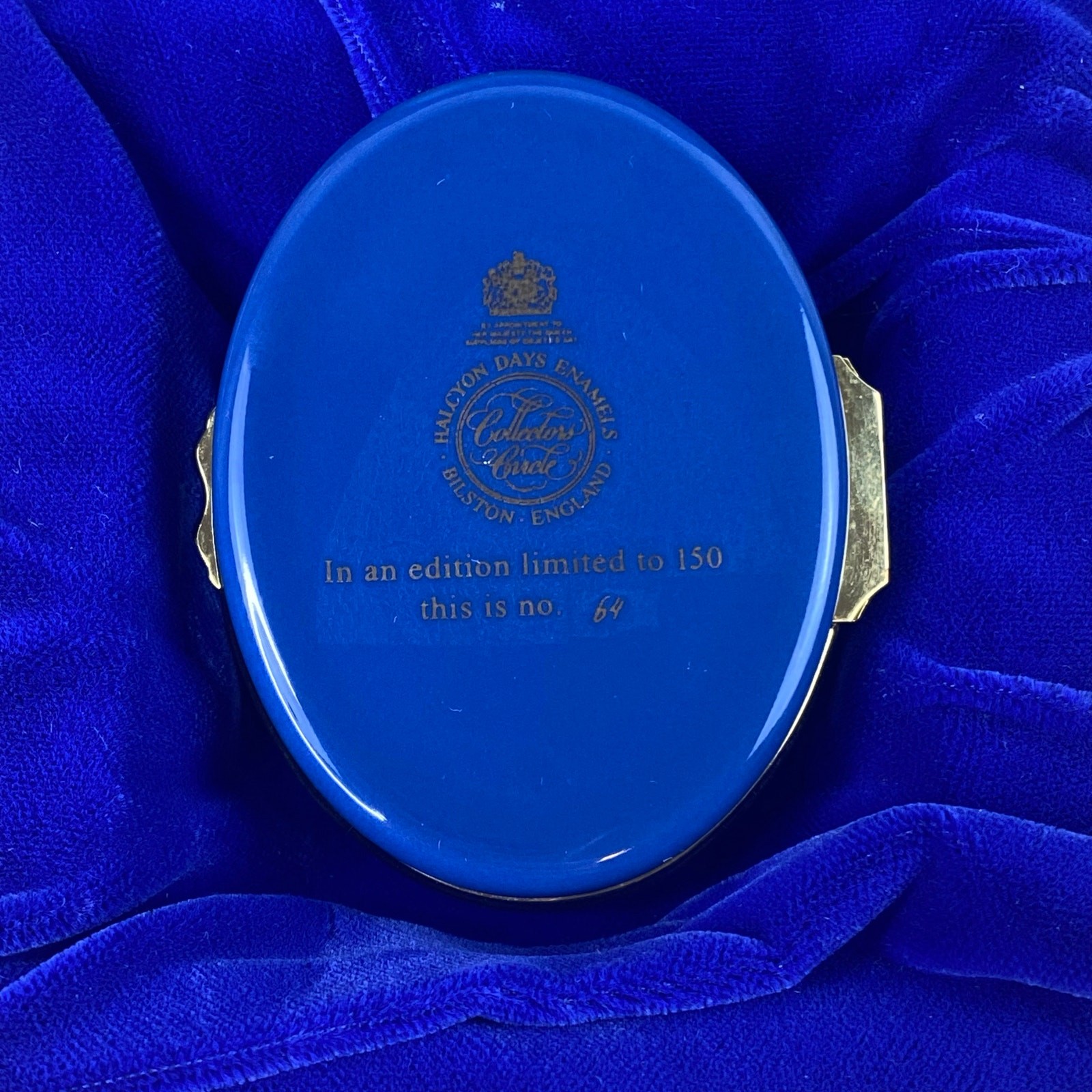 LE RARE Halcyon Days "Collectors Circle" Queen Elizabeth I Commemorate 400 years