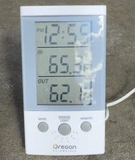 Oregon Scientific THT312 Wired Thermometer Digital Alarm Clock