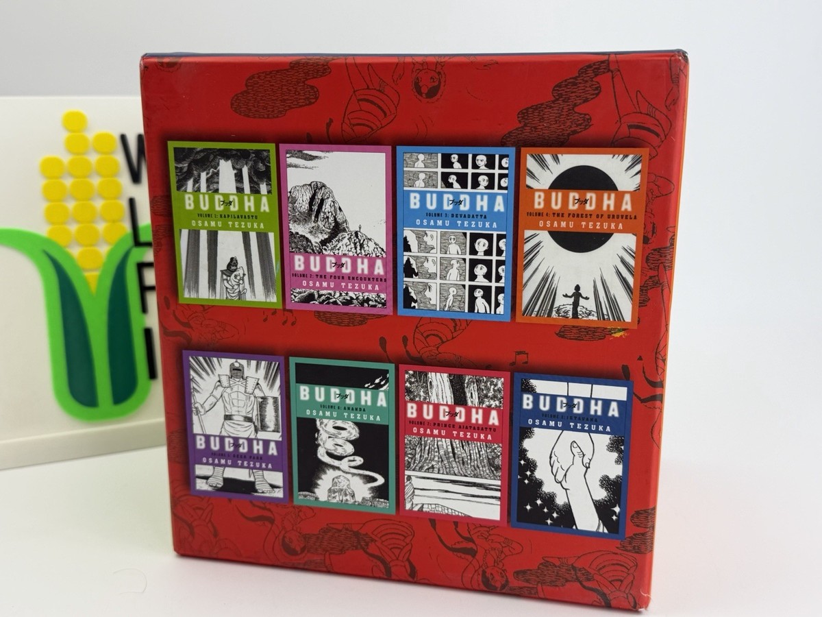 The Buddha 8 Books Collection Box Set By Osamu Tezuka NEW