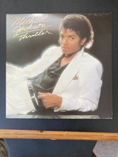 Michael Jackson Thriller Epic QE 38112 LP/Vinyl 1982 First Press by Quincy Jones